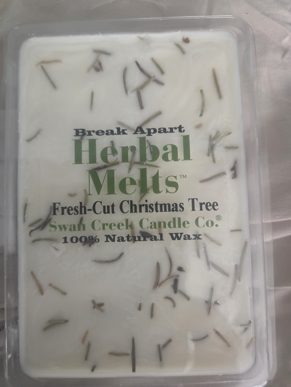 Herbal Melts - Fresh-Cut Christmas Tree (White)